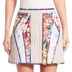 bcbgmaxazria Women's Andrick Quilted Patchwork Miniskirt